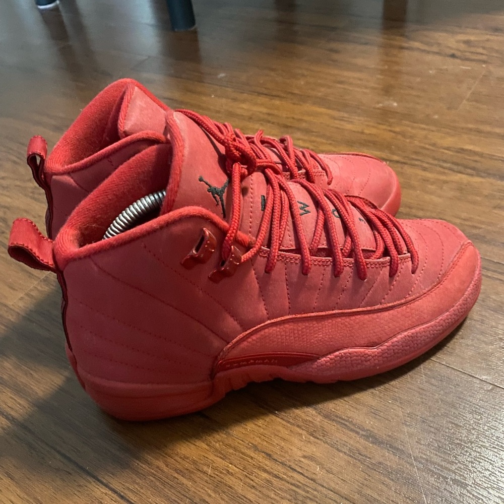 triple red jordan 12s